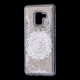 Чохол для Samsung Galaxy A8 2018 (A530) вода срібляста "біла мандала"