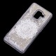Чохол для Samsung Galaxy A8 2018 (A530) вода срібляста "біла мандала"