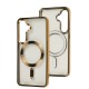 Чохол для Samsung Galaxy S24 Crystal Chrome MagSafe gold