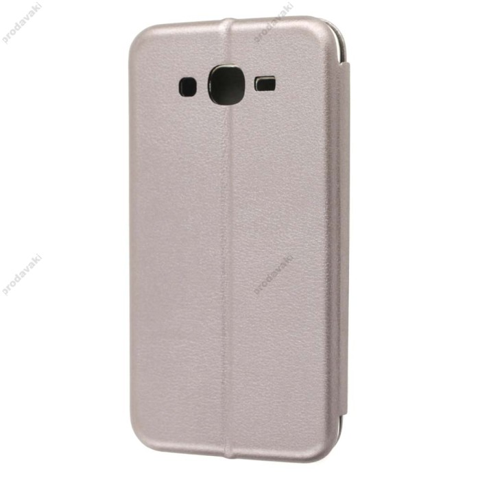 Чохол книжка Premium для Samsung Galaxy J7 (J700) /J7 Neo сірий