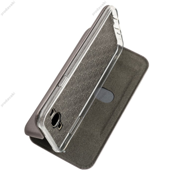 Чохол книжка Premium для Samsung Galaxy J7 (J700) /J7 Neo сірий