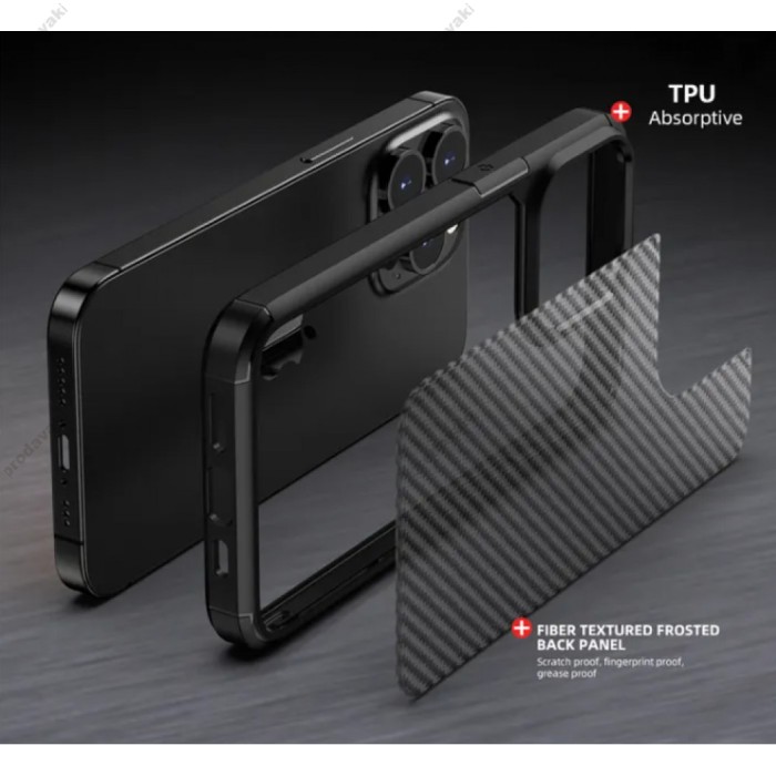 Чохол Ipaky Carbon Fiber Case для iPhone 15