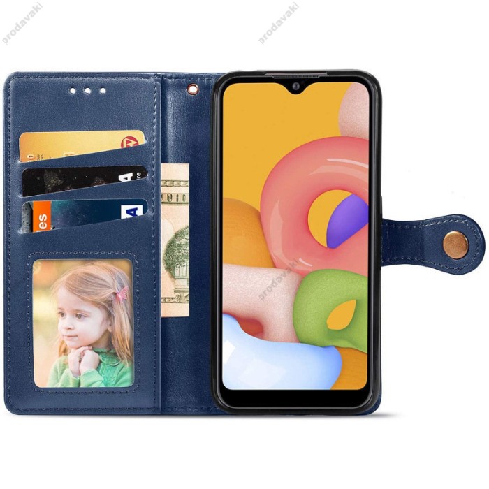 Чохол книжка для Samsung Galaxy A02s / A03s / M02s (M025) Getman gallant синій