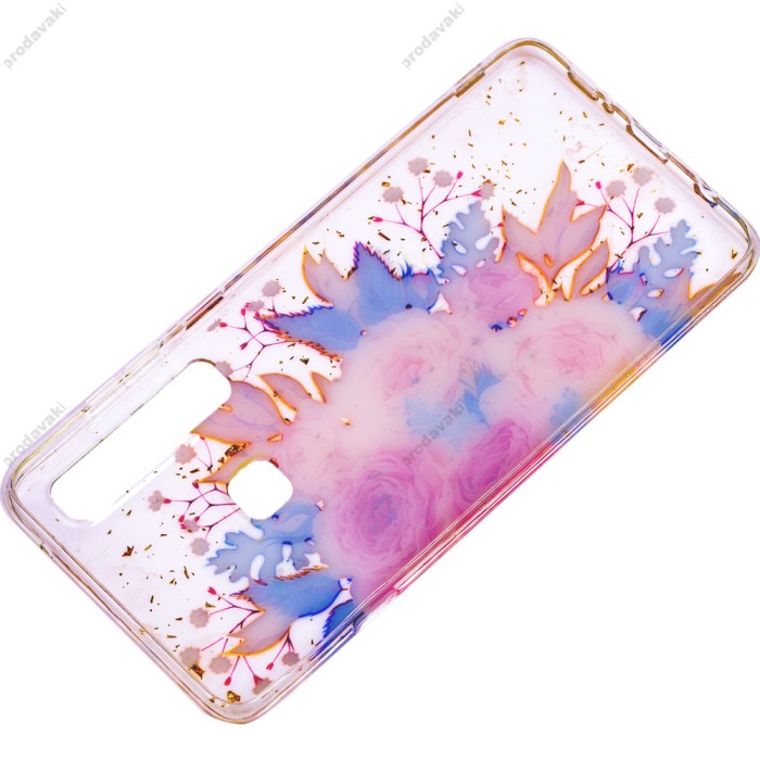 Чохол для Samsung Galaxy A9 2018 (A920) Flowers Confetti "кущова троянда"
