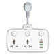 Подовжувач мережевий фільтр Ldnio SC2413 3USB/1Type-C 3Sockets QC/PD 20W/10A EU Plug white
