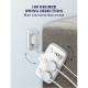 Подовжувач мережевий фільтр Ldnio SC2413 3USB/1Type-C 3Sockets QC/PD 20W/10A EU Plug white