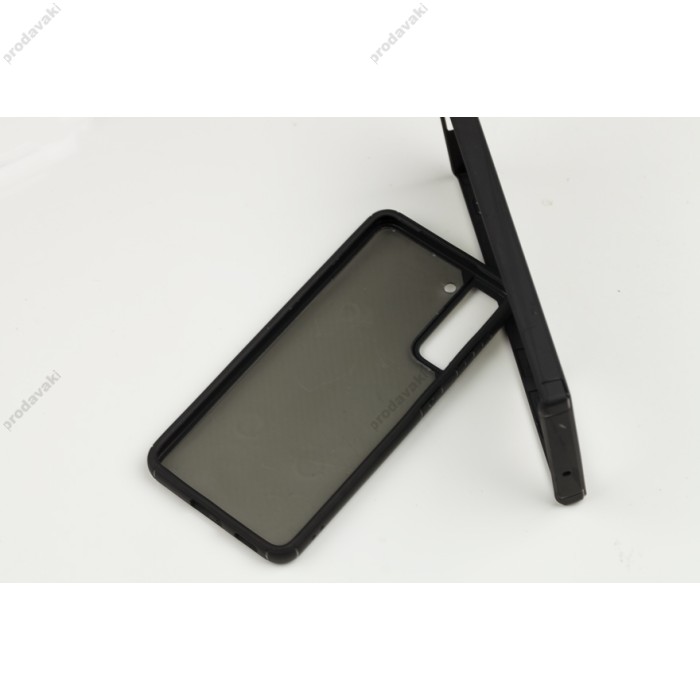 Чохол для Samsung Galaxy S23 Ultra Berlia carbon fiber чорний