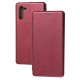 Чохол книжка Premium для Samsung Galaxy Note 10 (N970) бордовий