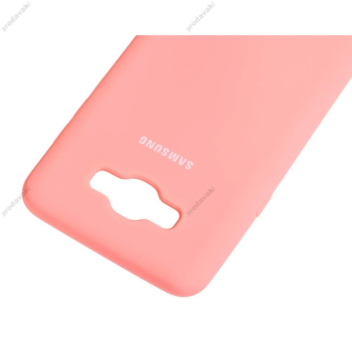 Чохол для Samsung Galaxy J7 2016 (J710) Silky Soft Touch рожевий 2
