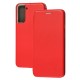 Чохол книжка Premium для Samsung Galaxy S21 Ultra (G998) червоний