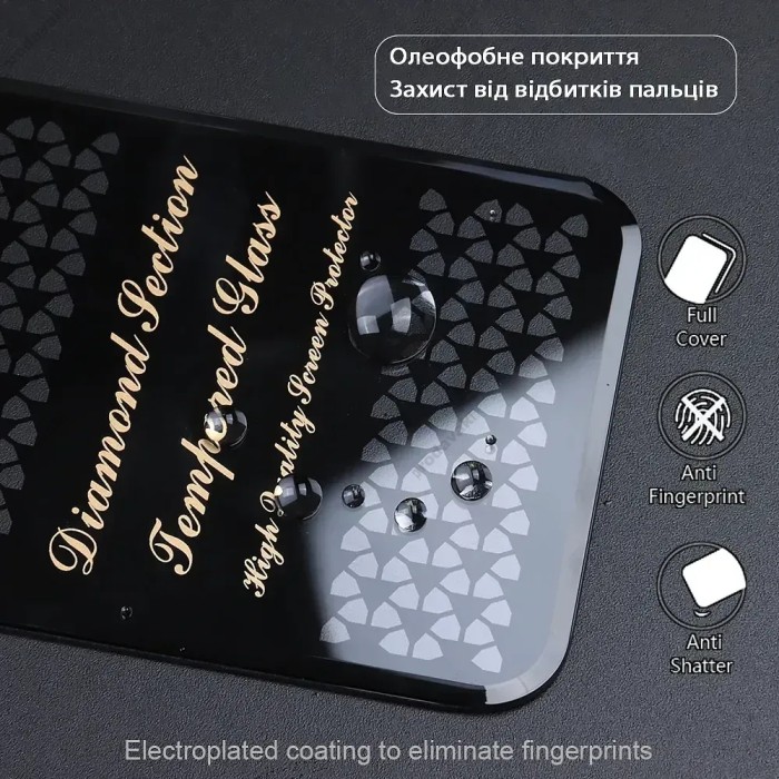 Захисне скло FLAYR 5D Diamond для iPhone 17 Pro Max