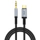 AUX-адаптер WiWU Wi-C048T Legend Audio Convertor  USB-C to 3.5mm 1,5m Black