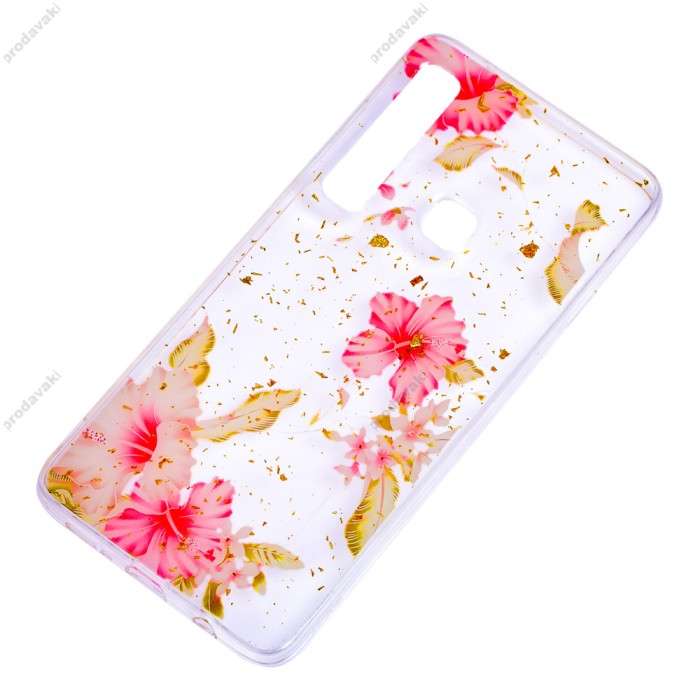 Чохол для Samsung Galaxy A9 2018 (A920) Flowers Confetti "китайська троянда"