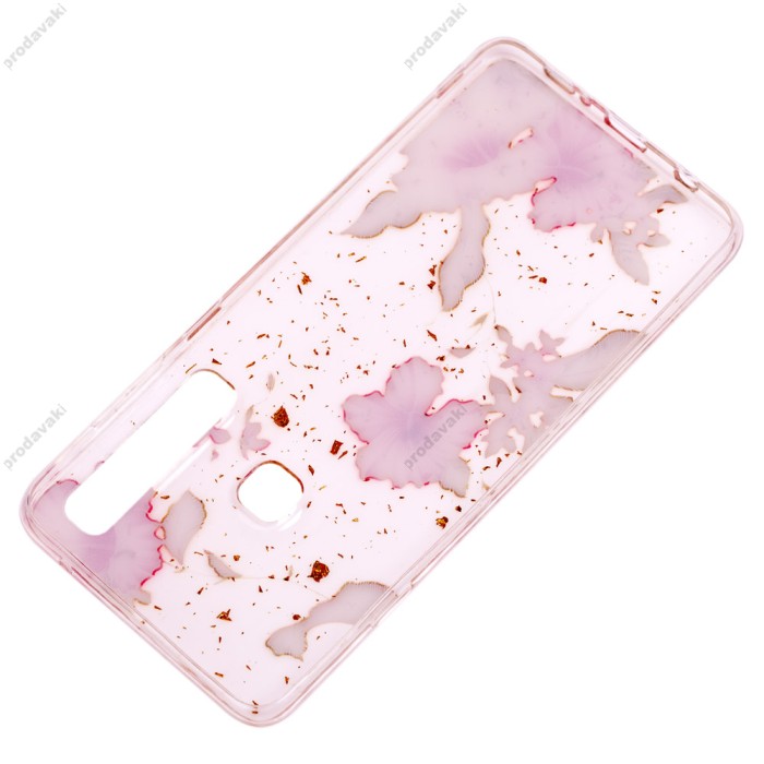Чохол для Samsung Galaxy A9 2018 (A920) Flowers Confetti "китайська троянда"