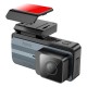 Відеореєстратор HOCO DV12 driving recorder 2K display (with rear camera) 3.69" WI-FI+GPS Grey