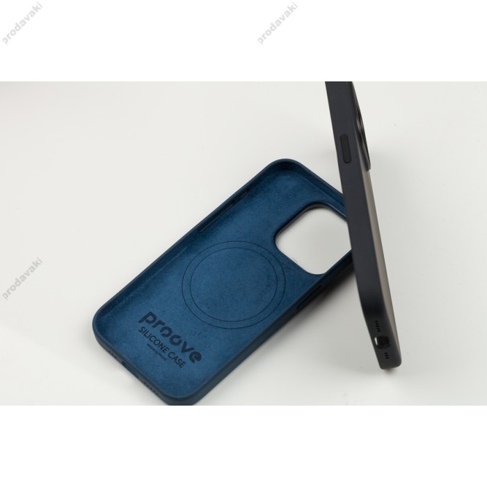 Чохол для iPhone 15 Pro Proove Silicone with MagSafe black