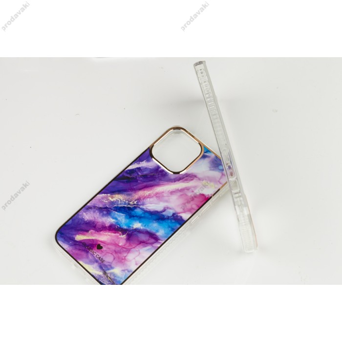 Чохол для iPhone 13 Pro Мармур pink