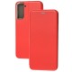 Чохол книжка Premium для Samsung Galaxy S21+ (G996) червоний