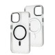 Чохол для iPhone 13 / 14 Colorful Metal Frame MagSafe black