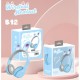 Бездротові Bluetooth навушники CH UK B12 Rabbit Ear BT 5.0 Light Blue
