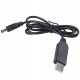 Кабель живлення для роутера USB to DC 5.5мм на 2.1мм 5V to 12V з перетворювачем (підвищує платою)