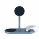 Бездротове ЗУ WiWU X23 Power Air 3 in 1 Wireless Charger Grey