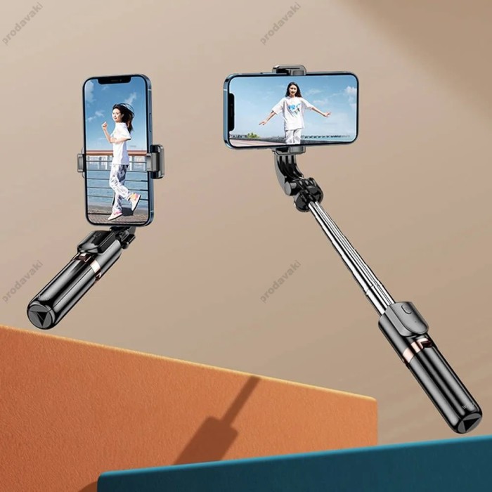 Монопод-трипод Wiwu Wi-SE011 Mini Selfie Stick з підсвіткою 0.82m Black