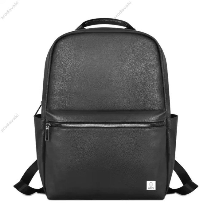 Рюкзак для ноутбука Wiwu High Quality Osun PU Leather Notebook Backpack Black