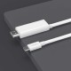 Кабель Wiwu Wi-PS001 Charging Projection Cable PD Type-C to HDMI 4K 1.8m White