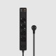 Подовжувач мережі WiWU 20W Smart Power Strip (4-220V/ 3USB/ 1PD 20W Type-C) EU Plug Black