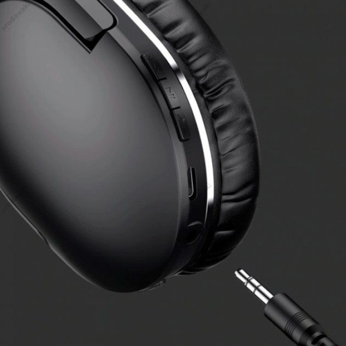 Бездротові Bluetooth навушники BASEUS D02 Pro Encok Wireless headphone BT5.0, AUX Black (NGD02-C01)