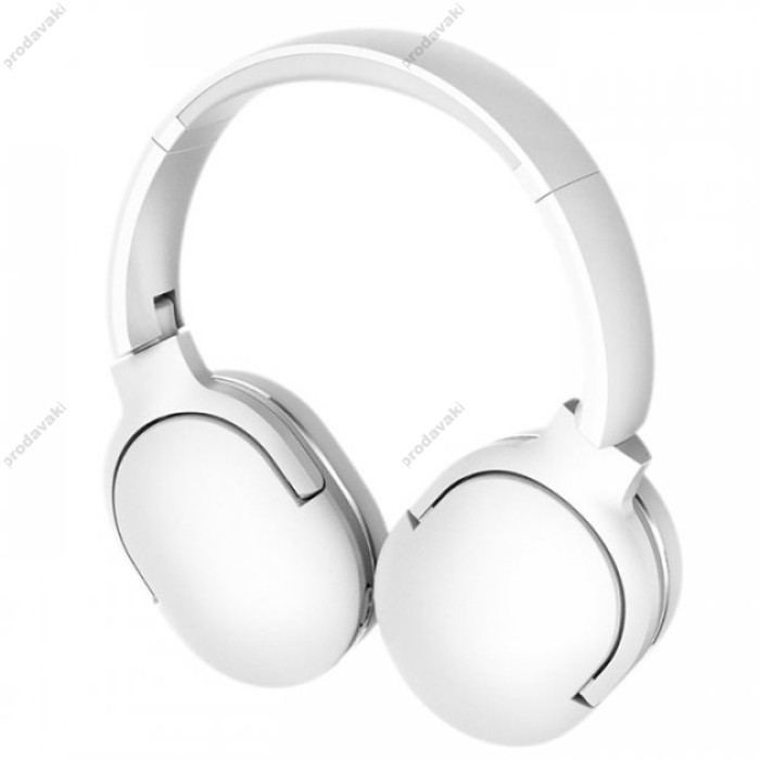 Бездротові Bluetooth навушники BASEUS D02 Pro Encok Wireless headphone BT5.0, AUX White (NGD02-C01)