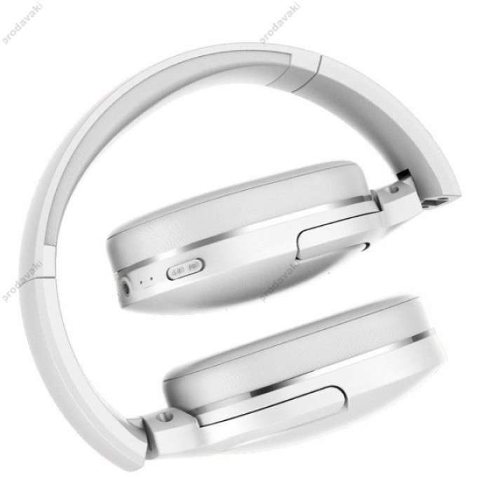 Бездротові Bluetooth навушники BASEUS D02 Pro Encok Wireless headphone BT5.0, AUX White (NGD02-C01)