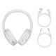 Бездротові Bluetooth навушники BASEUS D02 Pro Encok Wireless headphone BT5.0, AUX White (NGD02-C01)