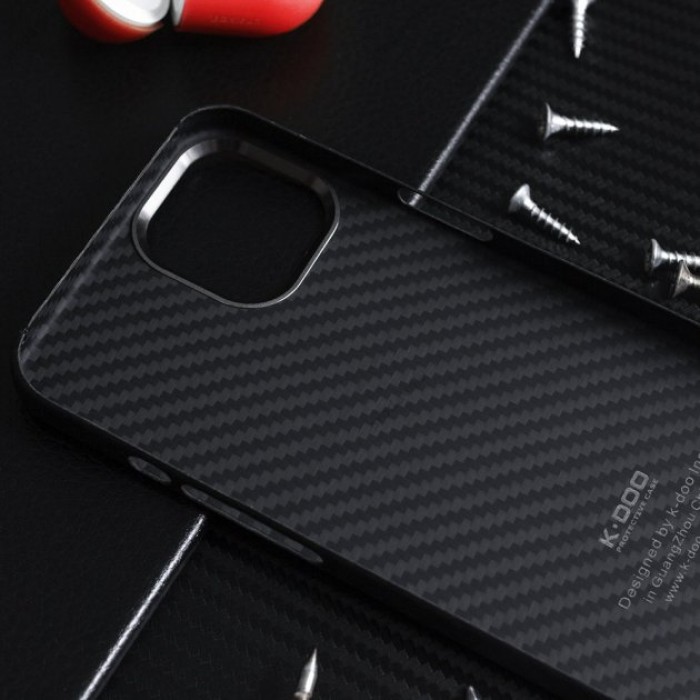 Чохол K-Doo kevlar для iPhone 15 Pro Black/Grey