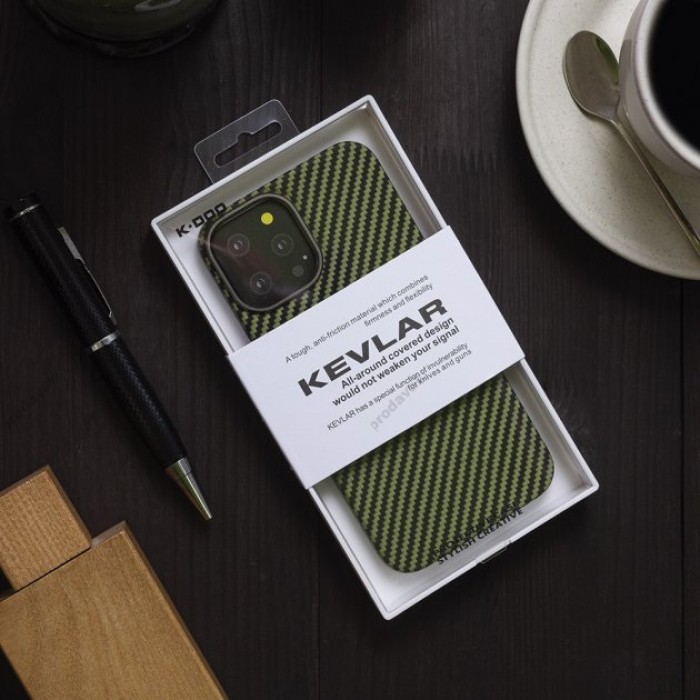 Чохол K-Doo kevlar для iPhone 14 Plus Black/Green
