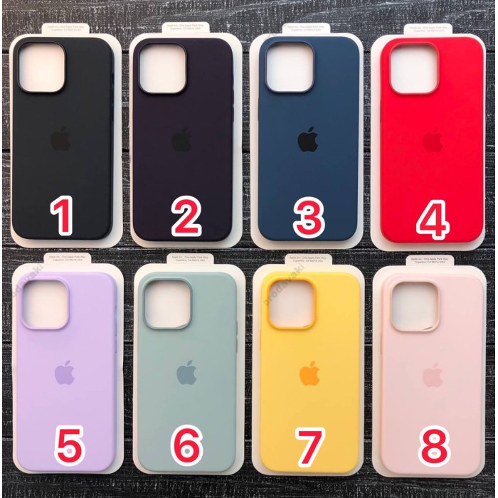 Чохол Silicone для iPhone 14 Case MagSafe