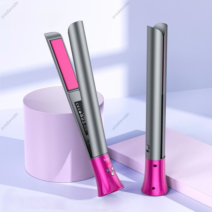 Плойка для волосся Hoco DAR02 Jade hair straightener 45W Grey
