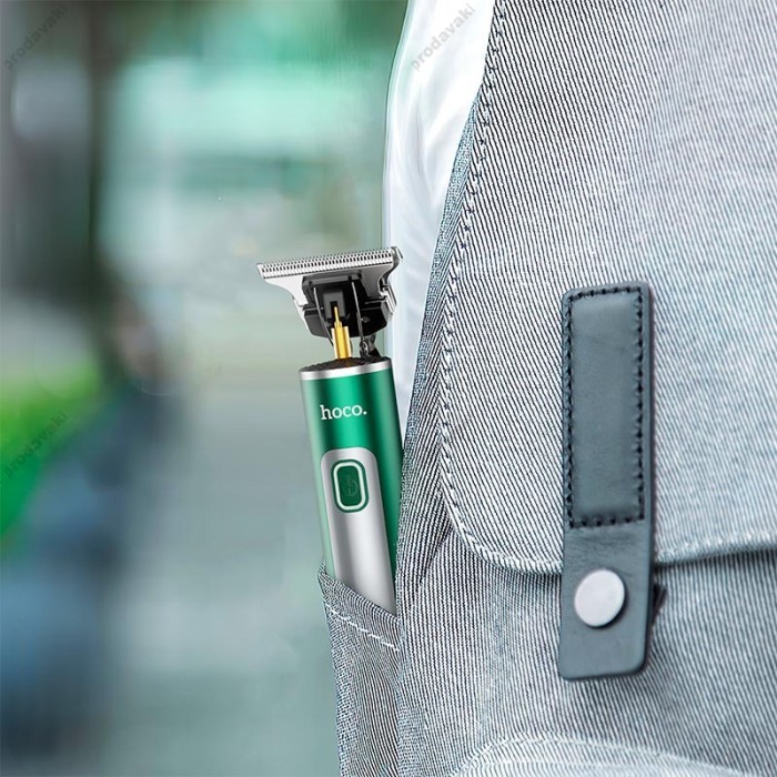 Машинка для стрижки волосся Hoco DAR03 Breeze electric Hair cutter Green