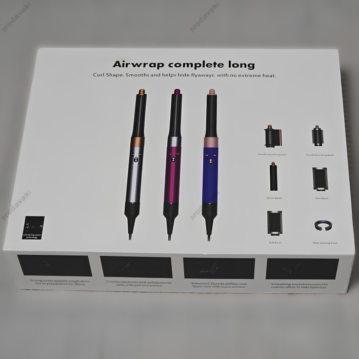Стайлер для волосся CH Air wrap complete long 6 насадок Rose Red