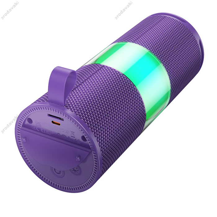 Портативна колонка Bluetooth HOCO HC29 Halo sports speaker 15W Purple