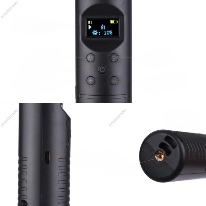 Лампа відеосвітло LED Handheld Fill Light Stick CH SL-50 RGB 20W 3000-6500K