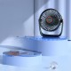 Портативний міні вентилятор Borofone DBF02 Cool desktop fan with light Black