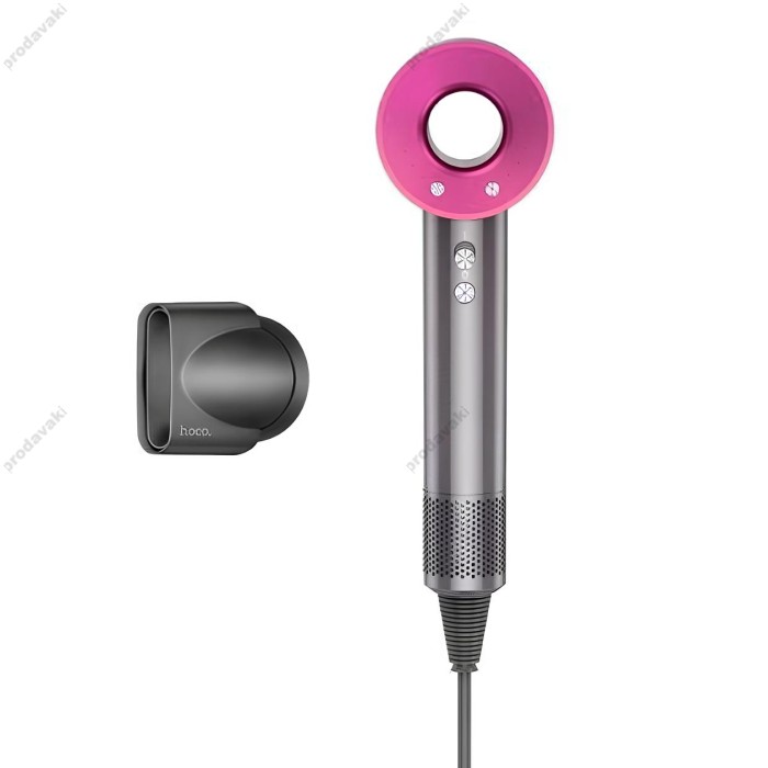 Фен Hoco HP11 Plus High-speed negative ion hair dryer 1600W Rose-red