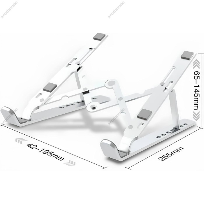Підставка для ноутбука та MacBook XO C49 Folding Laptop Stand Silver