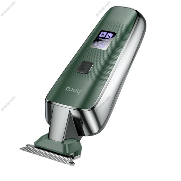Машинка для стрижки волосся Hoco HP23 Diamond engraving electric Hair clipper Green