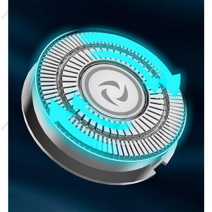 Електробритва Hoco Dar06 Plus електричний апарат із smart LED індикатор IPX7 Green