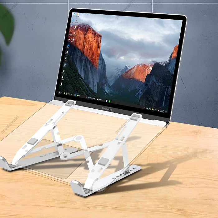 Підставка для ноутбука та MacBook XO C49 Folding Laptop Stand Silver