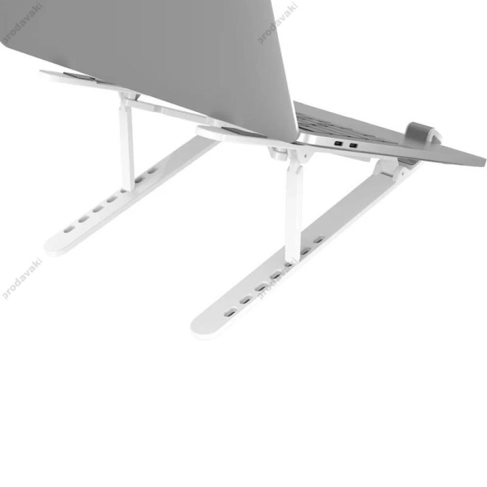 Підставка для ноутбука та MacBook XO C102 Foldable Laptop Stand Silver