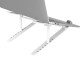 Підставка для ноутбука та MacBook XO C102 Foldable Laptop Stand Silver